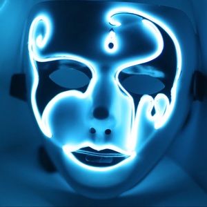 EL Wire ‘lady purge’ Mask for Halloween